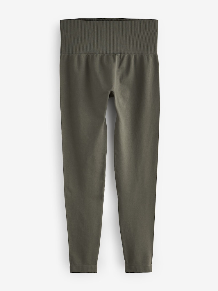 Waldgrün - Nahtlose Scrunch-Leggings - Image 8 of 9