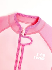 Soliswim Pink Wet SwimSuit - Image 5 of 6
