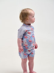 Soliswim Purple Rash Shirt And Shorts - Image 3 of 8