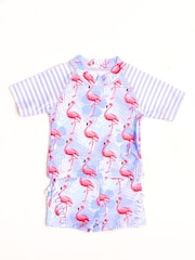 Soliswim Purple Rash Shirt And Shorts - Image 4 of 8