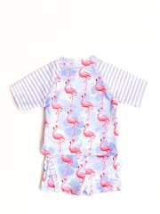 Soliswim Purple Rash Shirt And Shorts - Image 5 of 8