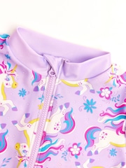Soliswim Purple Rash Swimsuit - Image 6 of 7