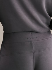 Charcoal Grey Soft Touch Wide Leg Joggers - Image 6 of 8