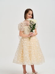 iAMe Yellow Party Dress - Image 3 of 8