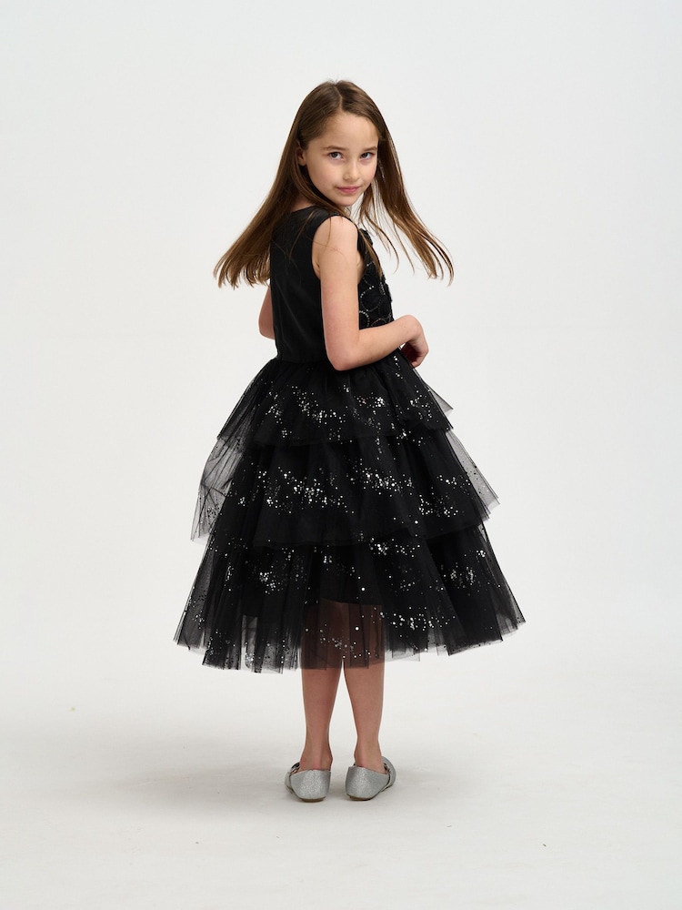 iAMe Black Party Dress - Image 2 of 10