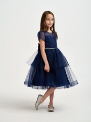 iAMe Blue Party Dress - Image 1 of 9