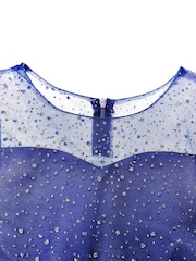 iAMe Blue Party Dress - Image 7 of 9