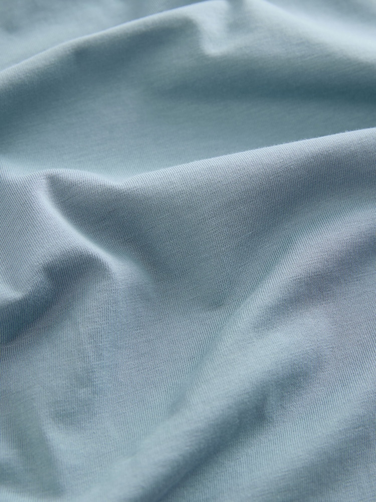 Blauw/marineblauw/wit/staal - Normale Pasvorm - Verpakking van 4 100% Katoenen T-shirts - Image 14 of 14