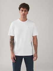 Blauw/marineblauw/wit/staal - Normale Pasvorm - Verpakking van 4 100% Katoenen T-shirts - Image 4 of 14