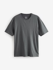 Blauw/marineblauw/wit/staal - Normale Pasvorm - Verpakking van 4 100% Katoenen T-shirts - Image 9 of 14