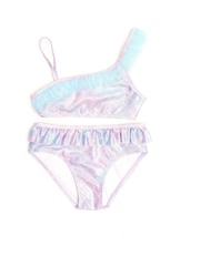 Soliswim Blue Metallic Mermaid Bikini - Image 5 of 8
