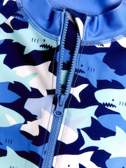 Soliswim Blue Rash Guard - Image 3 of 3