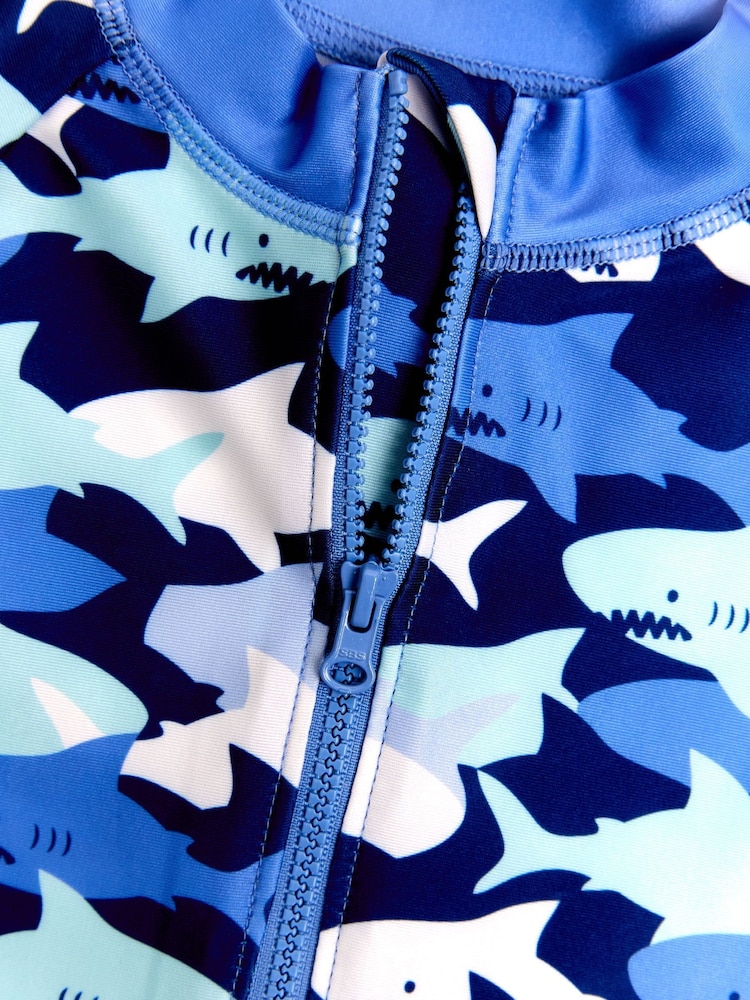 Soliswim Blue Rash Guard - Image 3 of 3