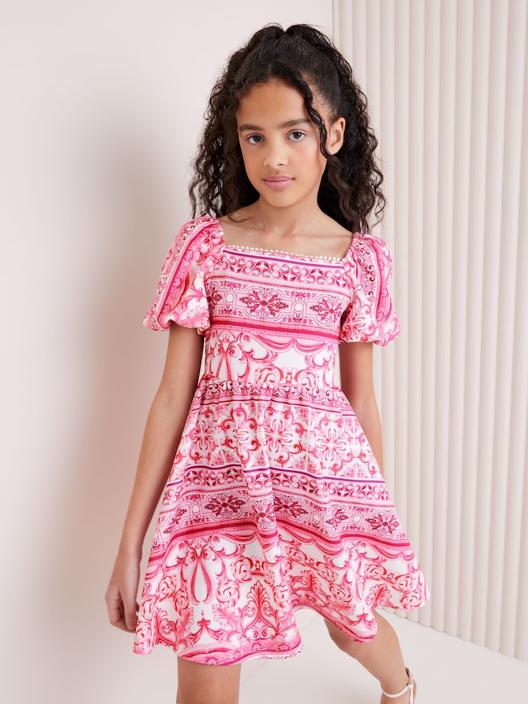 Lipsy, Scuba-Kleid mit quadratischem Ausschnitt (5–16 J.) - Bild 1 von 4