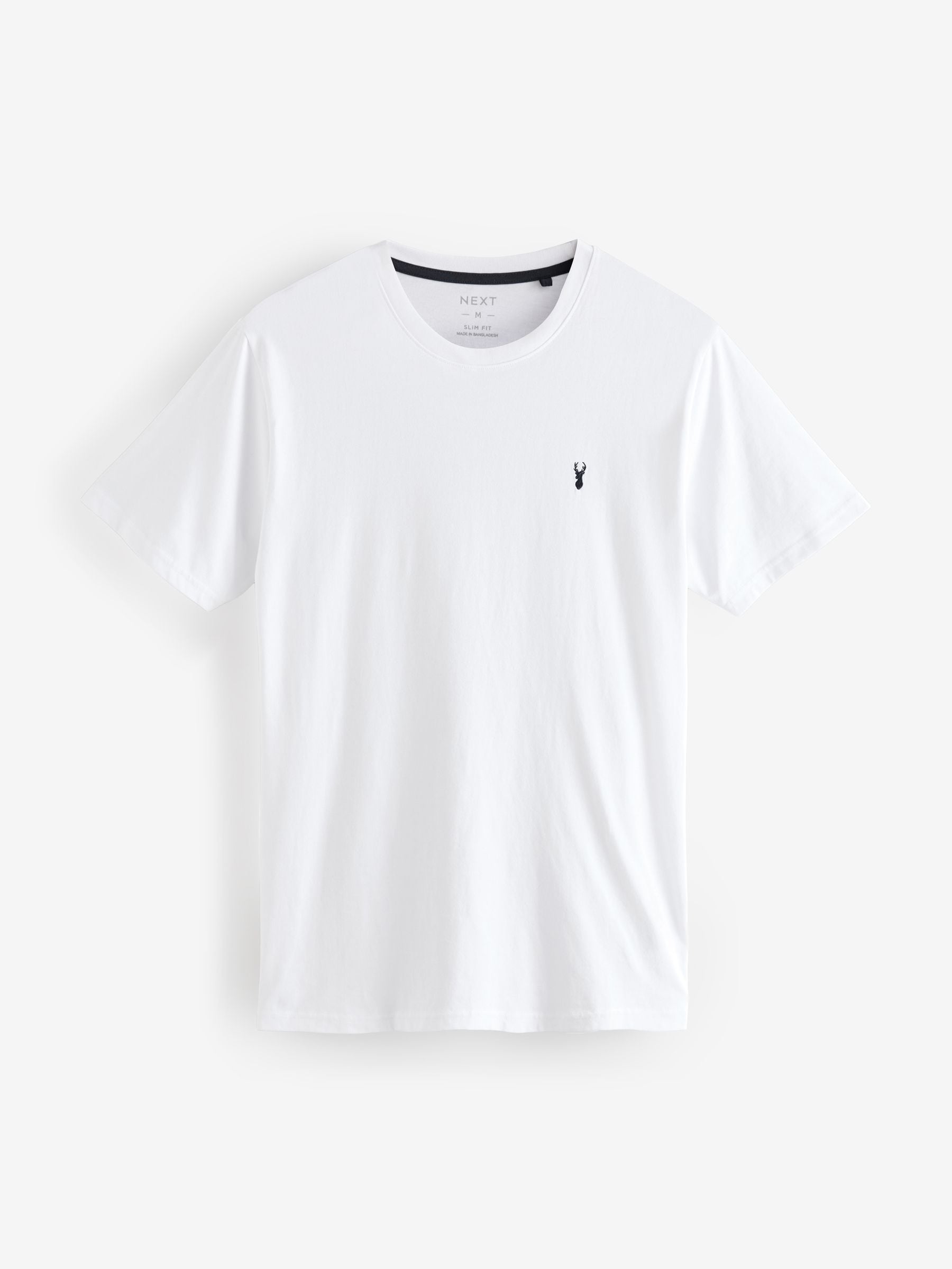 Buy Black/Burg/White/Grey Regular Fit T-Shirts 4 Pack from