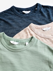 Stone/Blue/Green T-Shirts 3 Pack - Image 10 of 14