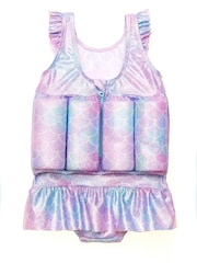Soliswim Blue Metallic Mermaid Float Suit - Image 2 of 5