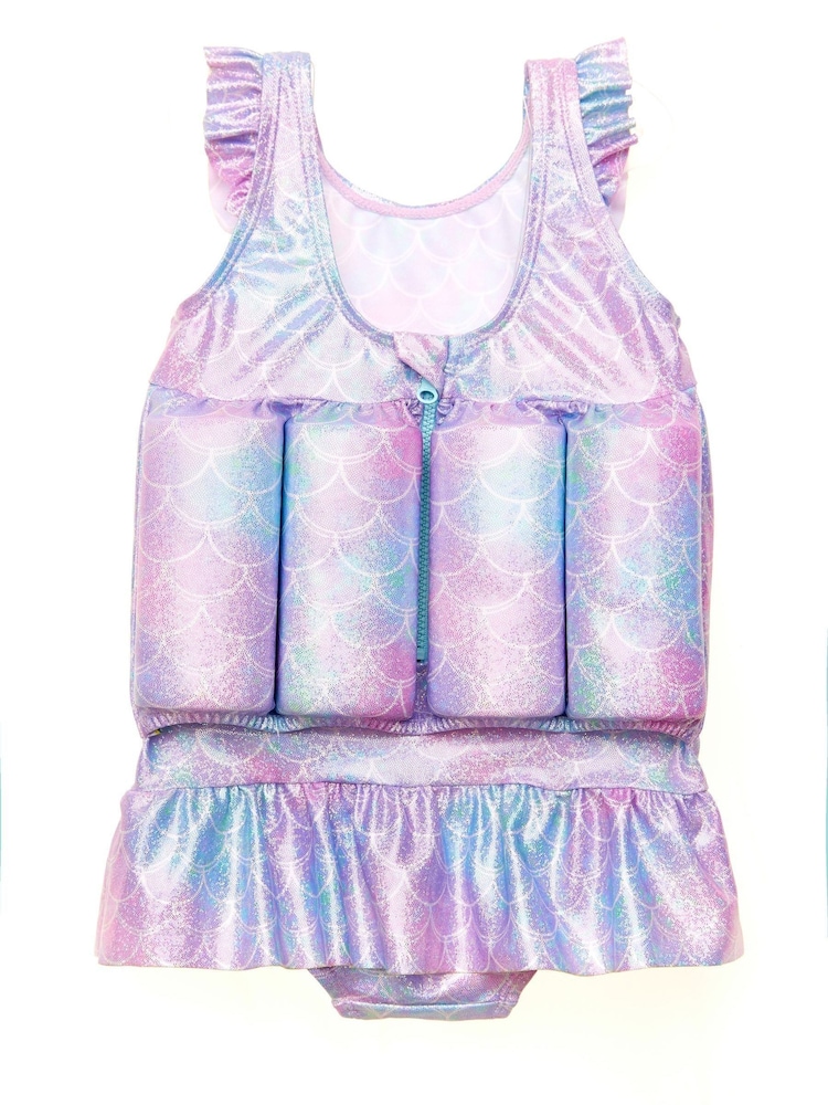 Soliswim Blue Metallic Mermaid Float Suit - Image 2 of 5