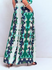 Boden Cream Regent Wide Leg Trousers - Image 3 of 6