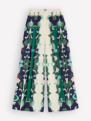 Boden Cream Regent Wide Leg Trousers - Image 6 of 6