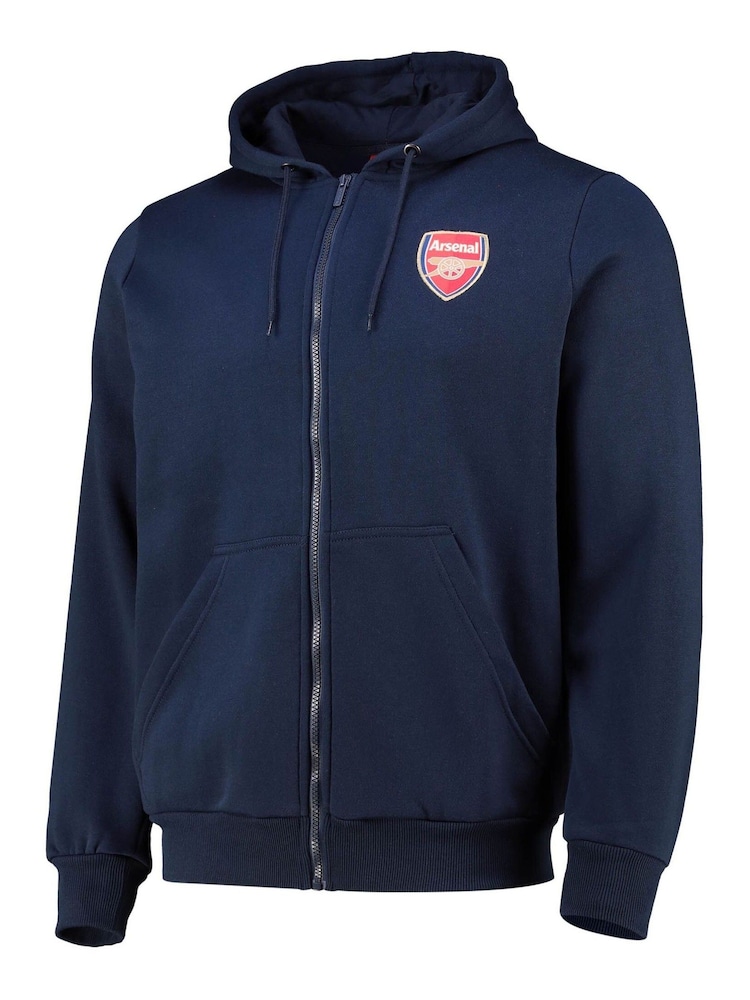 Fanatics Blue Arsenal Full Zip Hoodie - Image 2 of 3