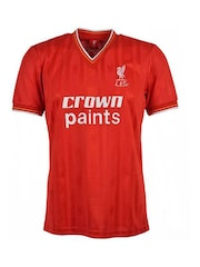 Fanatics Red Liverpool 1986 Home Crown Football Shirt - Image 1 of 1