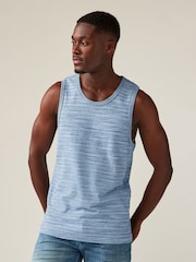 Blue/Pink/Mint Green 3 Pack Summer Front Print Graphic Vests - Image 5 of 9