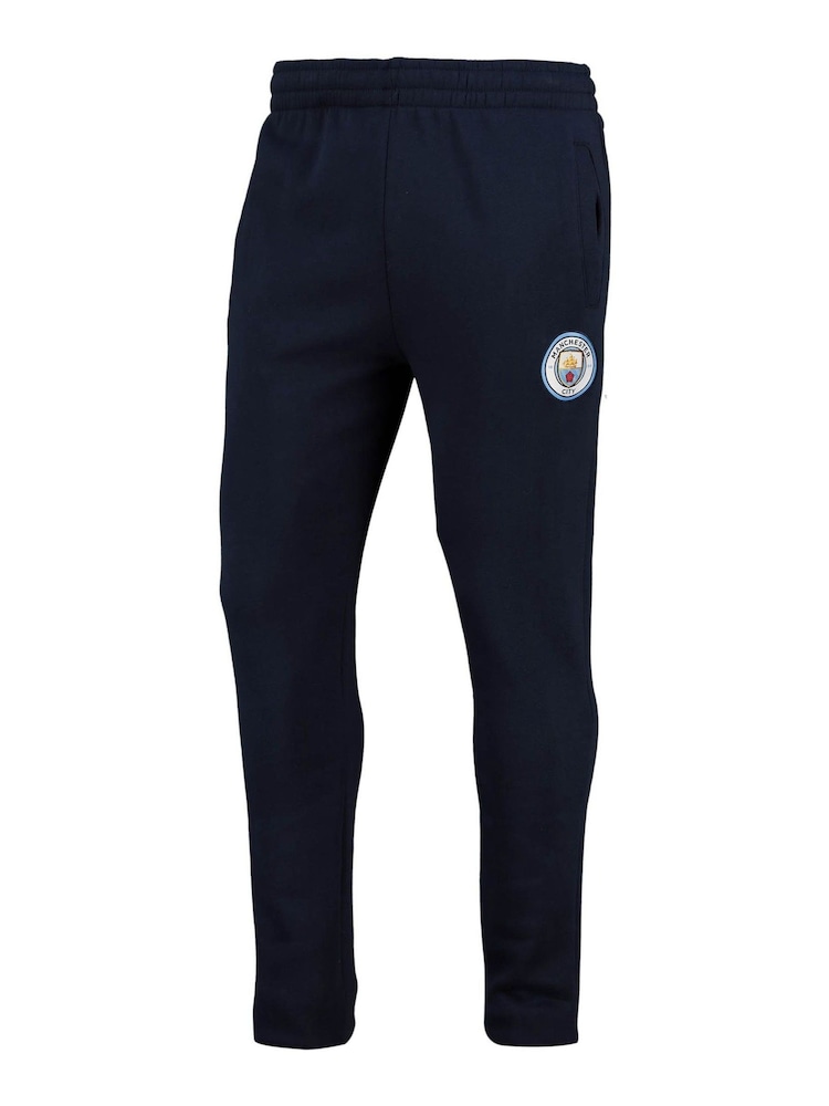 Fanatics Blue Manchester City Joggers - Image 2 of 3 Fanatics Blue Manchester City Joggers - Image 2 of 3