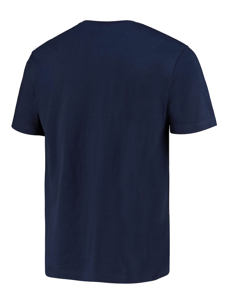Fanatics Blue 100% Cotton Manchester City Graphic T-Shirt - Image 2 of 3 Fanatics Blue 100% Cotton Manchester City Graphic T-Shirt - Image 2 of 3