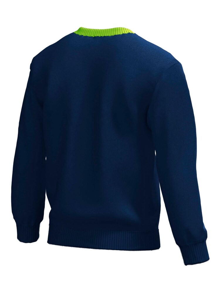 Fanatics Blue NFL Seattle Seahawks Forever Collectibles Christmas Jumper - Image 3 of 3