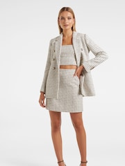 Forever New Cream Pearl Boucle Jacket - Image 3 of 5
