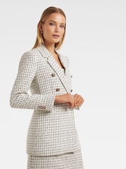 Forever New Cream Pearl Boucle Jacket - Image 4 of 5