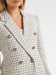 Forever New Cream Pearl Boucle Jacket - Image 5 of 5