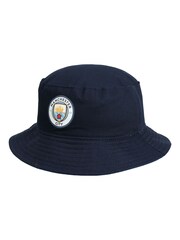 Fanatics Blue Manchester City Hawaiian Reversible Bucket Hat Adults - Image 1 of 4