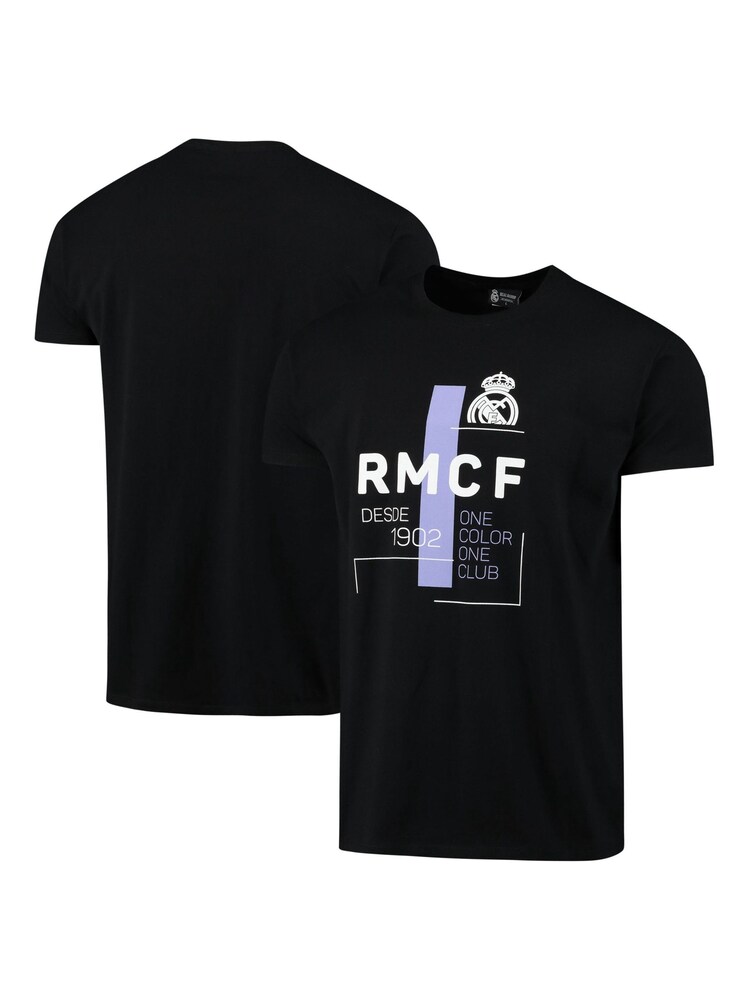Fanatics 100% Cotton Real Madrid Graphic Black T-Shirt - Image 1 of 3