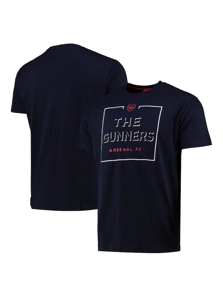 Fanatics Blue 100% Cotton Arsenal Graphic T-Shirt - Image 1 of 3 Fanatics Blue 100% Cotton Arsenal Graphic T-Shirt - Image 1 of 3