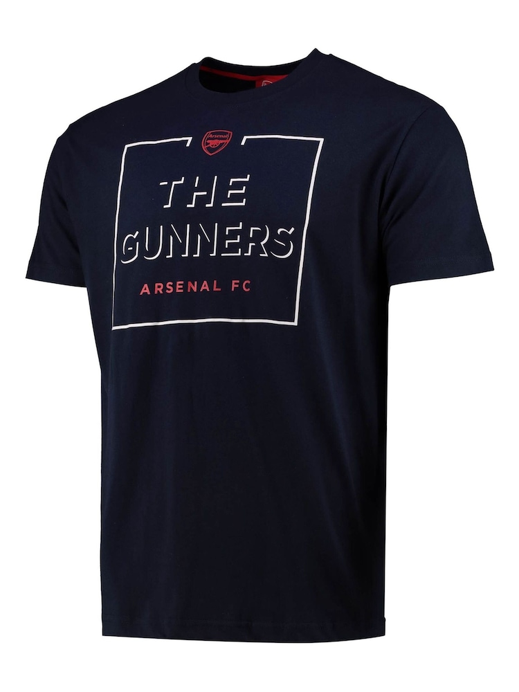 Fanatics Blue 100% Cotton Arsenal Graphic T-Shirt - Image 2 of 3 Fanatics Blue 100% Cotton Arsenal Graphic T-Shirt - Image 2 of 3