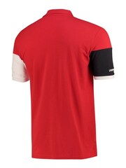 Fanatics Red Liverpool Colour Block 100% Cotton Polo Shirt - Image 2 of 3