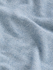 Light Blue Brushed Texture 100% Cotton Long Sleeve Shirt - Image 6 of 6