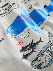 Boden Cream Raglan Fact File T-Shirt - Image 3 of 3