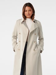 Forever New Cream Maggie Fashion Trench Coat - Image 1 of 5
