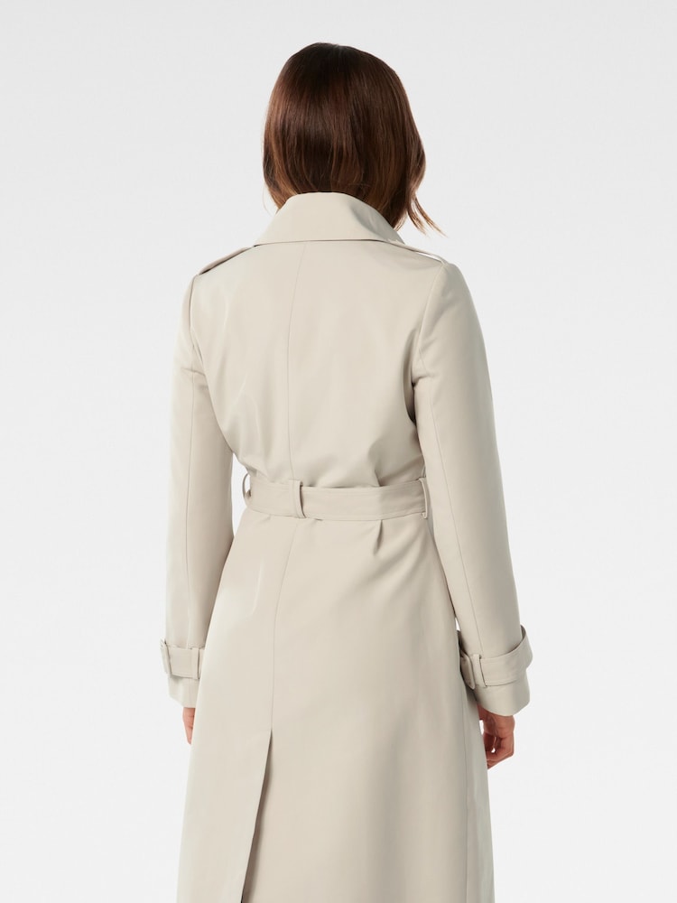 Forever New Cream Maggie Fashion Trench Coat - Image 2 of 5
