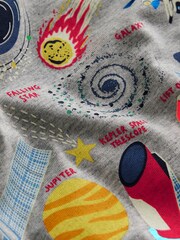 Boden Grey Glow Space Educational T-Shirt - Image 3 of 3