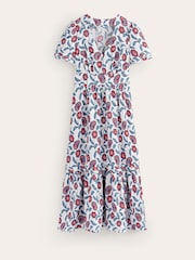 Boden Cream Eve Linen Midi Dress - Image 5 of 5