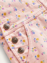 Boden Pink Heart Pocket Short Dungarees - Image 4 of 4