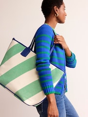Boden Green Trapeze Tote Bag - Image 1 of 4