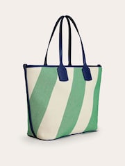 Boden Green Trapeze Tote Bag - Image 3 of 4