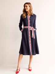 Boden Blue Kate Tipping Shirt Dress - Image 3 of 5