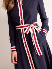Boden Blue Kate Tipping Shirt Dress - Image 4 of 5