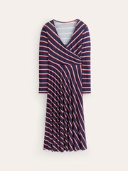 Boden Blue Hotch Stripe Jersey Midi Dress - Image 5 of 5